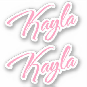 Adesivo Kayla Decorative Name (Nome decorativo do Kayla) n
