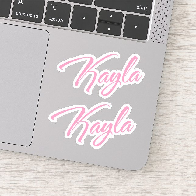 O Nome Kayla Em Letra Cursiva Houten Monogram Letter K Grote Of Kleine