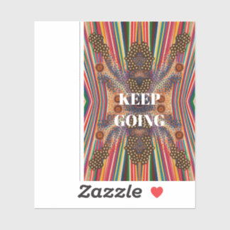 Adesivo Keep Going – Motivational Quote Sticker