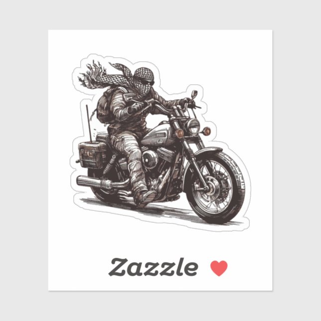 ADESIVO KEFFIYEH RIDER STICKER (Folha)