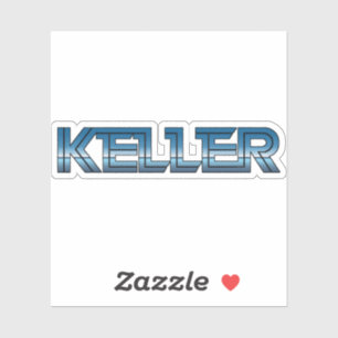 Adesivo Keller Texas Retro