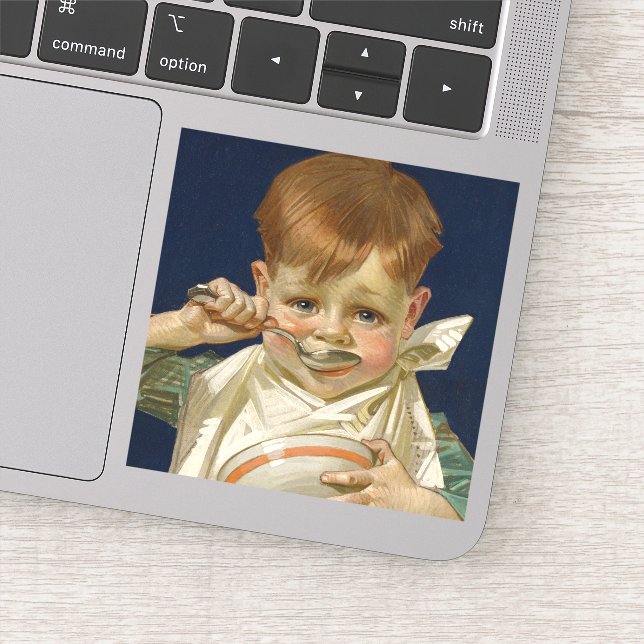 Adesivo Kellogg's Kids, 1920 by J. C. Leyendecker (Detalhe)