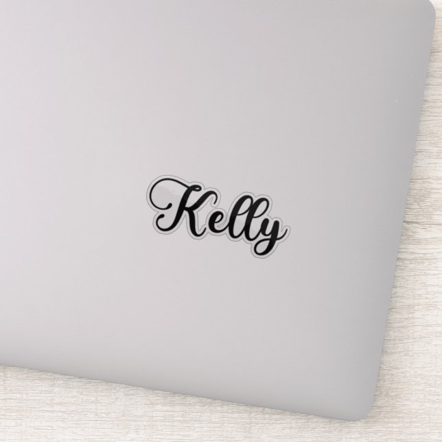 Adesivo Kelly Name - Caligrafia manuscrita (Detalhe)