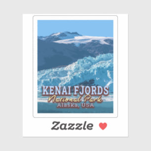 ADESIVO KENAI FJORDS NATIONAL PARK - ALASKA ESTADOS UNIDOS