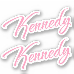 Adesivo Kennedy Decorative Name