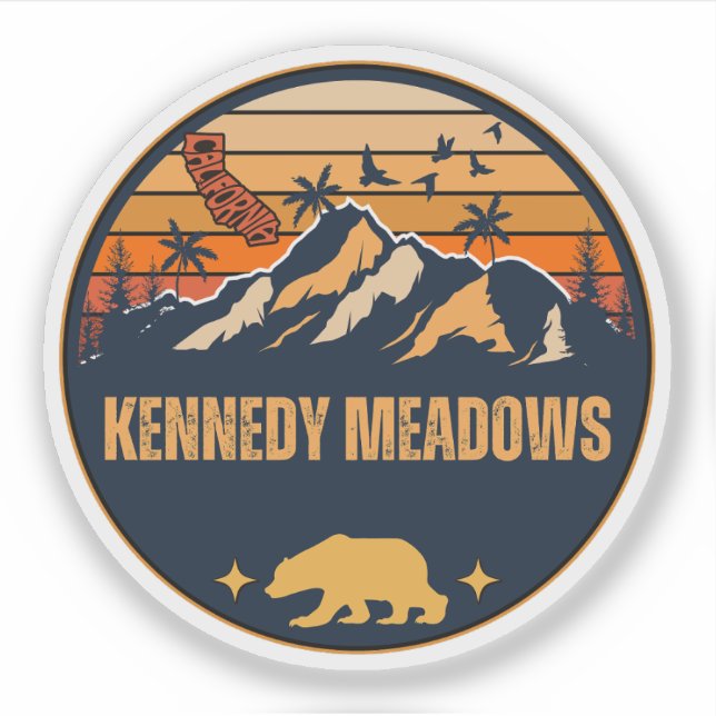 Adesivo Kennedy Meadows, Califórnia (Frente)