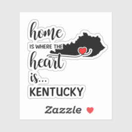 Adesivo Kentucky Home é onde está o coração