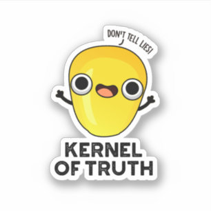 Adesivo Kernel do Truth Funny Corn Pun