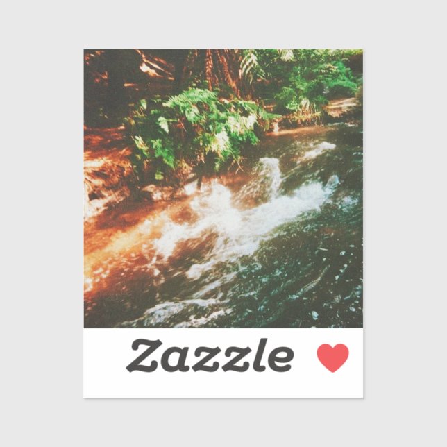 Adesivo Kerosene Creek, Rotorua, Nova Zelândia (Folha)