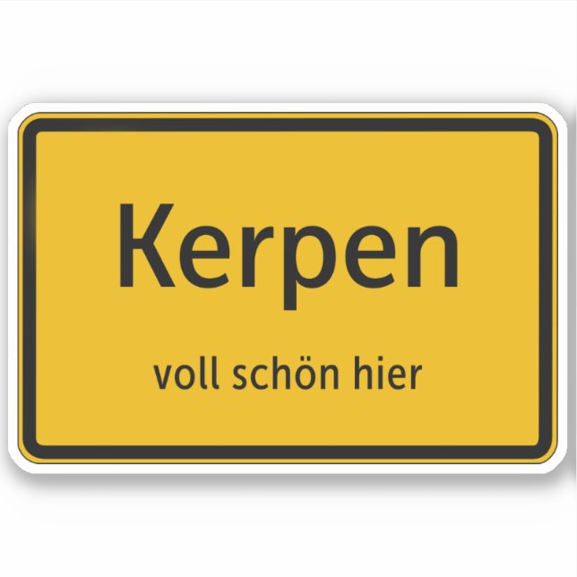 Adesivo Kerpen Aufkleber Sticker Autoaufkleber (Frente)