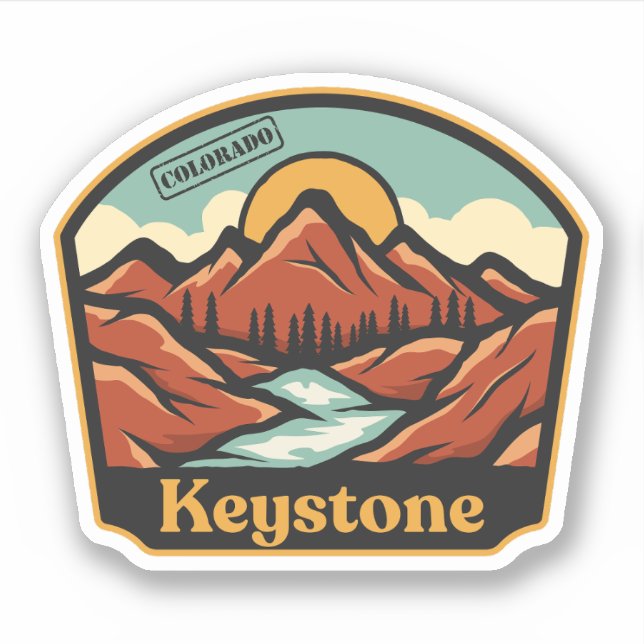 Adesivo Keystone, Colorado Sticker (Frente)