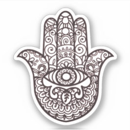 Adesivo Khamsa Hand Boa sorte