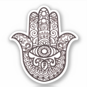 Adesivo Khamsa Hand Boa sorte