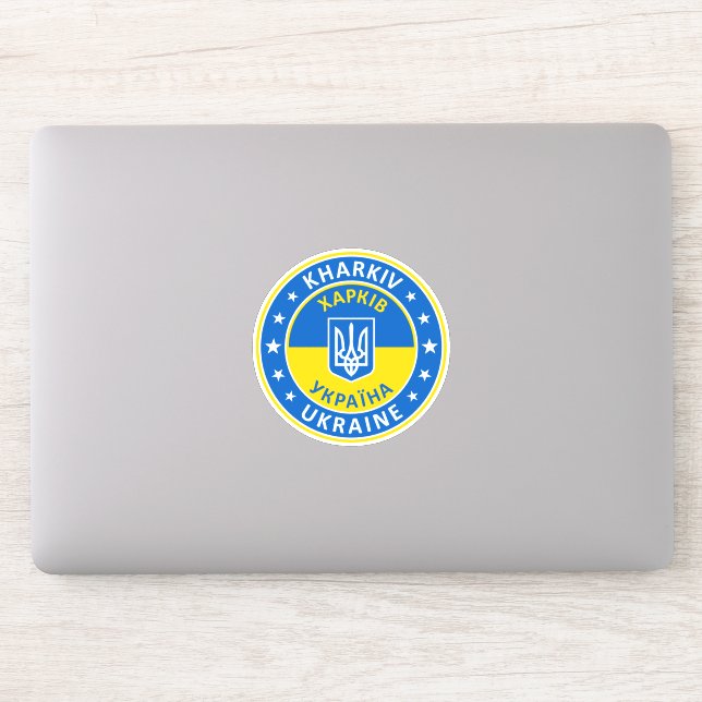 Adesivo Kharkiv Ucrânia (Computador)