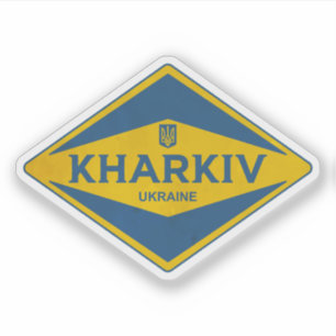 Adesivo Kharkiv Ucrânia Vintage