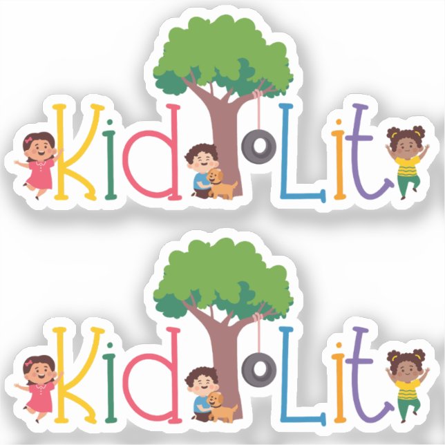 Adesivo Kid Lit Genre Lover (Frente)