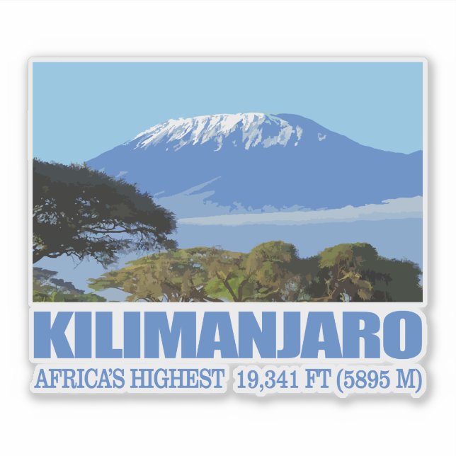 Adesivo Kilimanjaro (Frente)