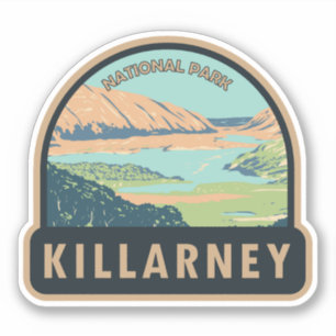 Adesivo Killarney National Park Irlanda Viagem Art Vintage