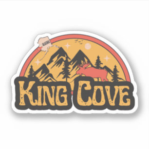Adesivo King Cove, Alaska Sticker