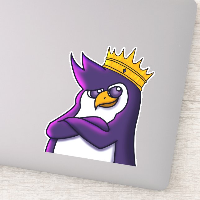 Adesivo King Kenguin Sticker (Detalhe)