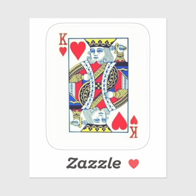 ADESIVO KING OF HEARTS (Folha)