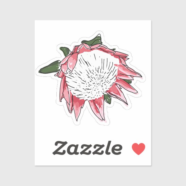 Adesivo King Protea - Autocolante III (Folha)