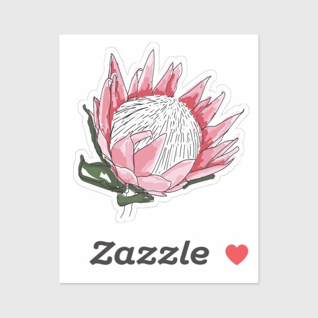 Adesivo King Protea Tinta Personalizada IV (Folha)