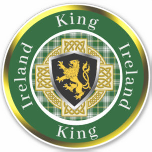 Adesivo King Shield & Celtic Cross Personalizado