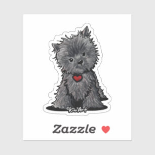 Adesivo KiniArt Affenpinscher Vinyl Sticker