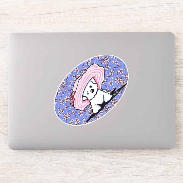 Adesivo KiniArt Bichon Belle Vinyl Sticker (Computador)