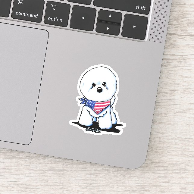 Adesivo KiniArt Bichon Frise (Detalhe)