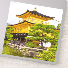 Adesivo Kinkaku-ji, pavilhão de ouros, Quioto