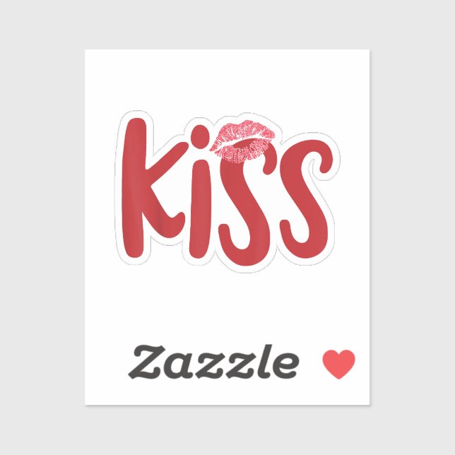 Adesivo Kiss Casado Matar Girls Group Trio KISS Costume Re (Folha)