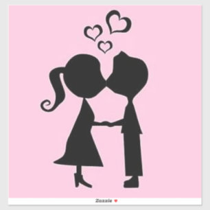 Adesivo KISS DE namorados