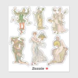 Adesivo Kit de Diário das flores do jardim Vintage Shakesp