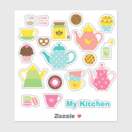 Adesivo Kitchen Sticker Set