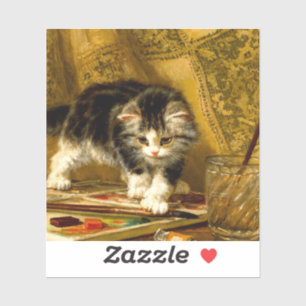 Adesivo Kitten com pintura e escovas