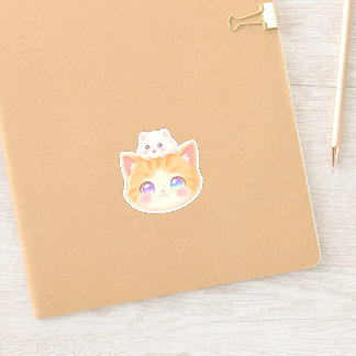 Adesivo Kitten & Hamster Sticker | Happy Duo Friends