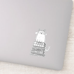 Adesivo Kitten on Books
