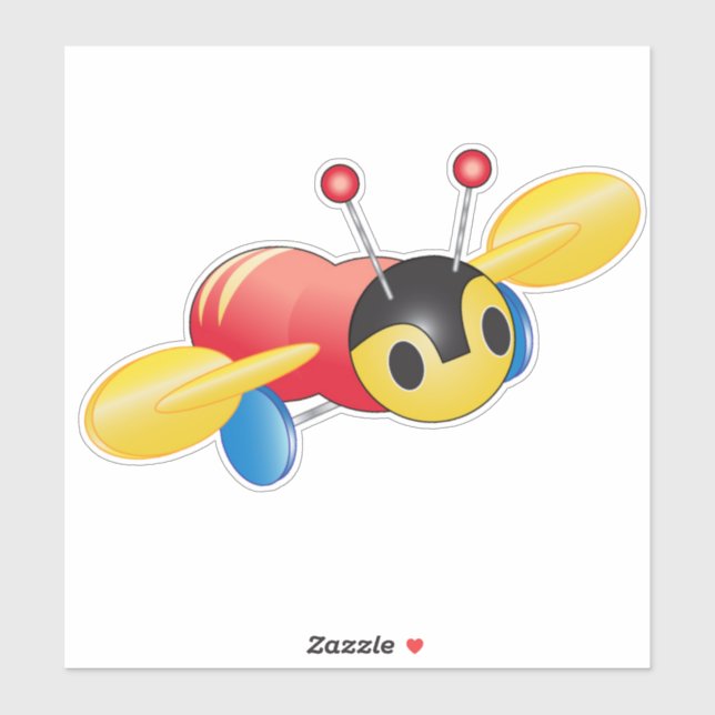 Adesivo Kiwi Buzzy Bee (Folha)