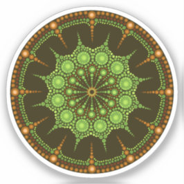 Adesivo Kiwi Mandala Sticker