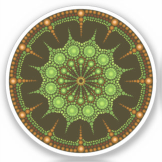 Adesivo Kiwi Mandala Sticker