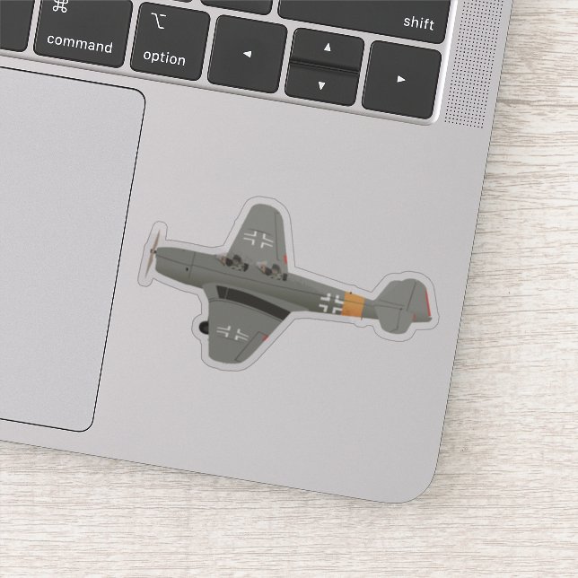 Adesivo Klemm Kl 35 Avião alemão WW2 (Detalhe)