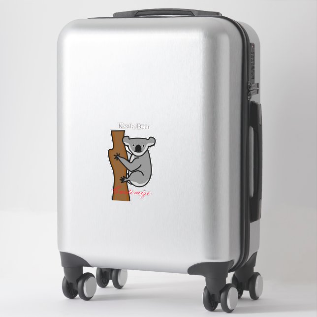 Adesivo Koala Bear Subindo Árvore Troço_Cove (Mala)