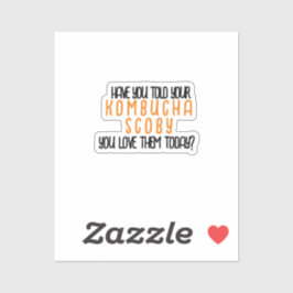Adesivo KombuchaScobyLove-Vinyl Sticker