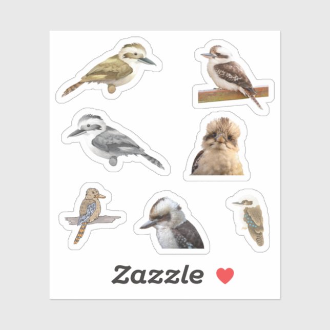Adesivo Kookaburra Stickers (Folha)