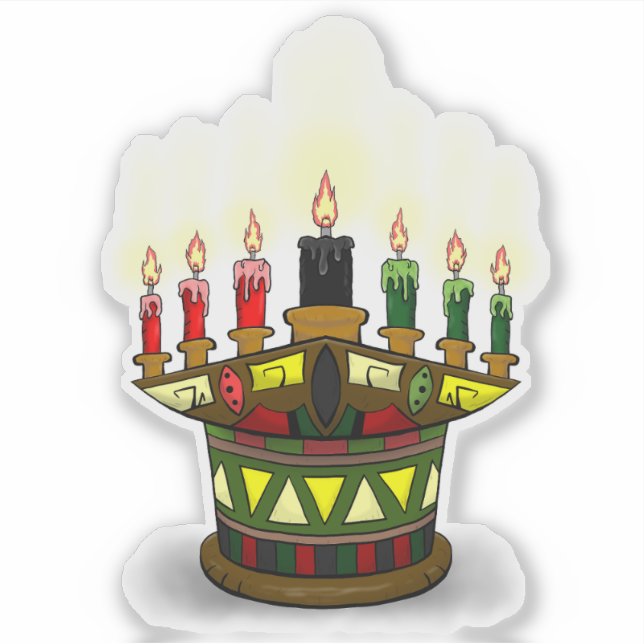 Adesivo Kwanzaa primeira fruta 2 (Frente)