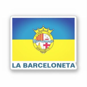 Adesivo La Barceloneta (bandeira, bairro em Barcelona)