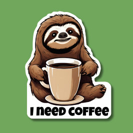 Adesivo Lã Bonita Preciso De Água De Café