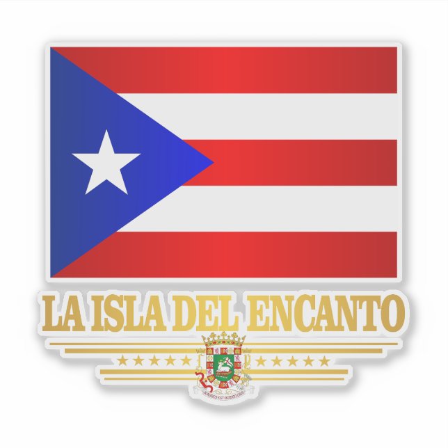 Adesivo La Isla del Encanto (Frente)
